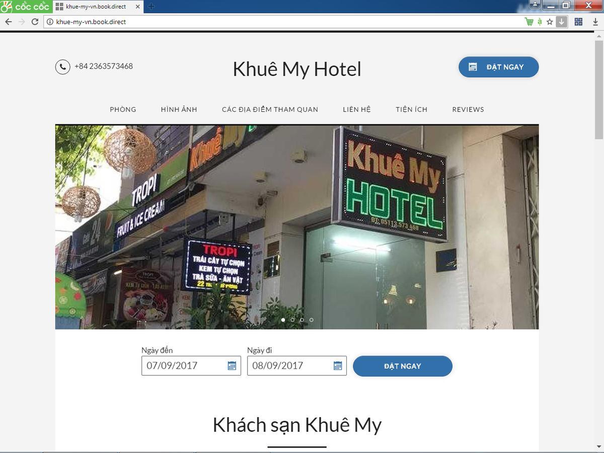 Khue My Hotel Da Nang Dış mekan fotoğraf